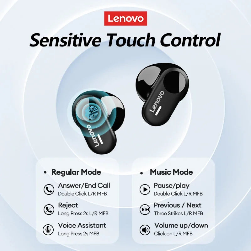 Écouteurs Lenovo LP19 Bluetooth 5.1  (Original)