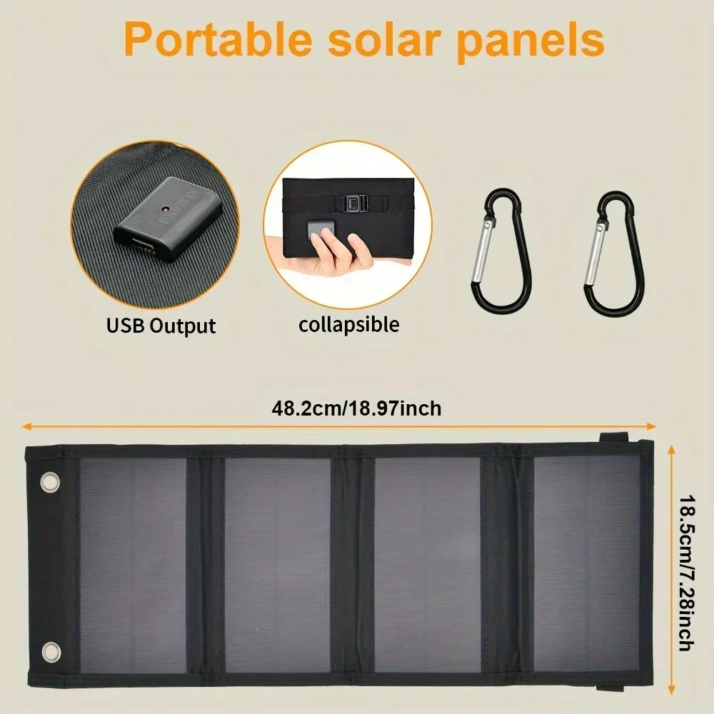 Panneau Solaire Portable 45W USB 12V