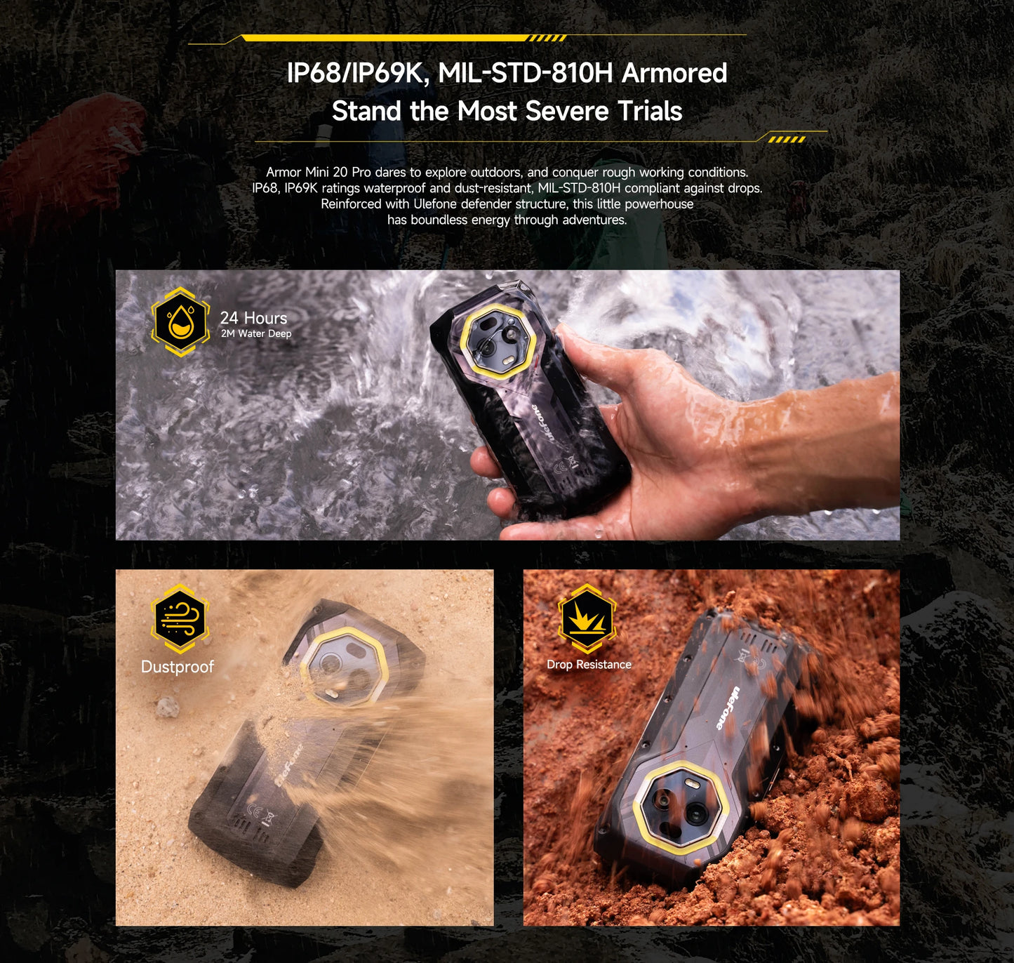 Smartphone rugged Ulefone Armor Mini 20 Pro 5G