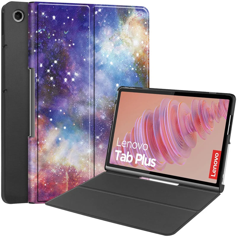 Coque Lenovo Tab Plus 2024 - Étui Cuir PU 11.5 pouces