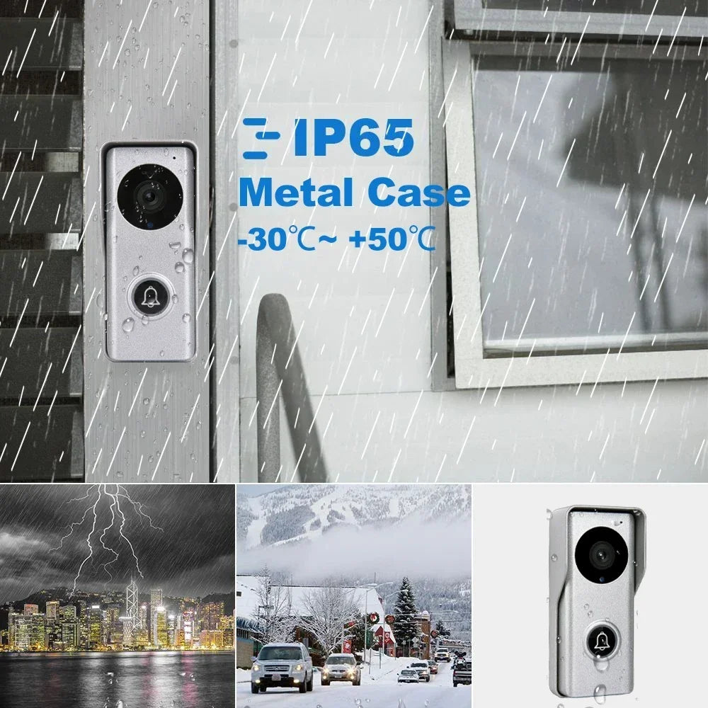Interphone Vidéo TUYA 1080P 10 Pouces WiFi POE