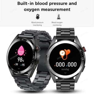 2023 New Smart Watch AMOLED Screen Bluetooth Call Smartwatches Men Health Monitoring Watches For Xiaomi Support TWS Earphones SARAOU