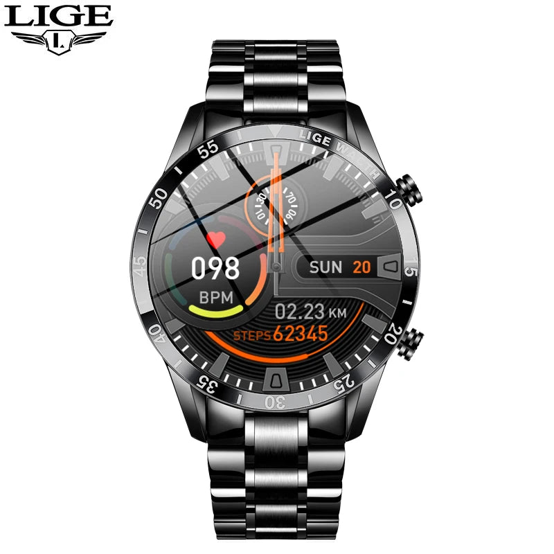 Montre Connectée Homme LIGE - Écran HD