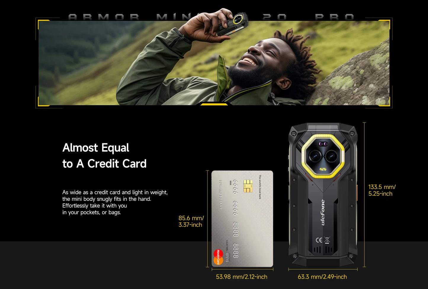 Smartphone rugged Ulefone Armor Mini 20 Pro 5G