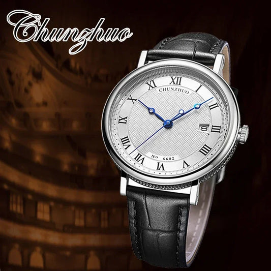 Men's Ultra-Thin Quartz Watch 38mm - Japanese Stainless Steel