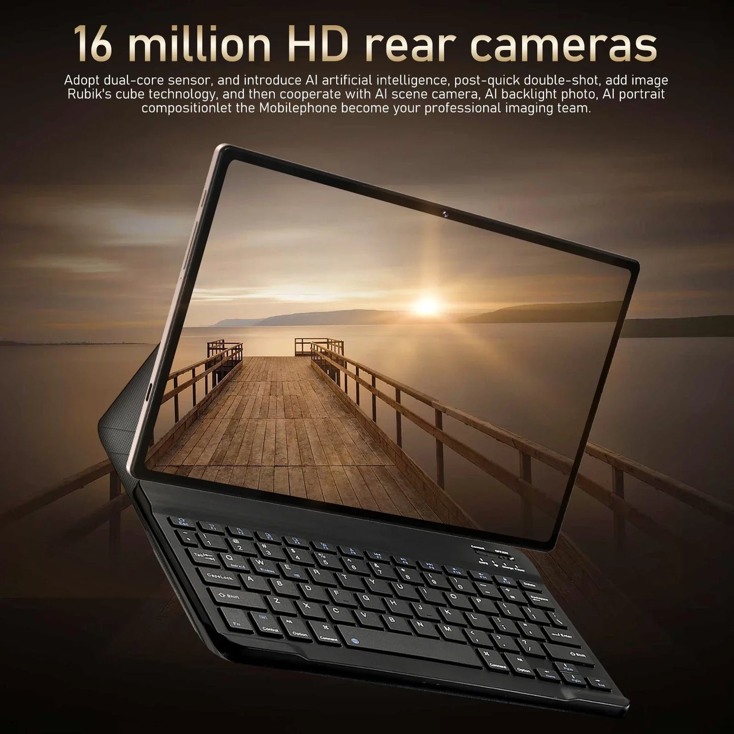 Tablette 2025 Clavier inclus, Version Globale