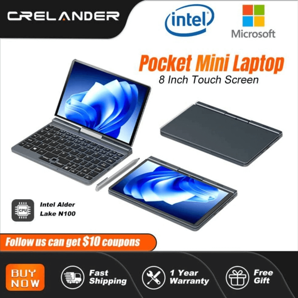 SARAOU MINI LAPTOP  INTEL CRELANDER P8