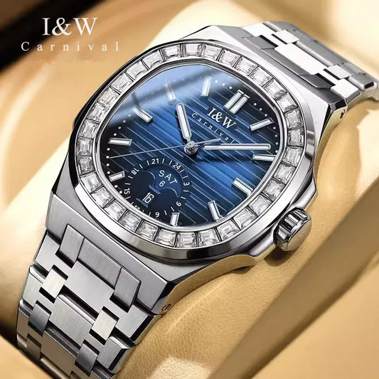 Men's CARNIVAL Business Automatic Watch - Luxury Waterproof 50M