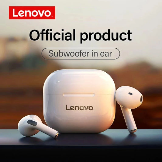 Écouteurs Lenovo LP40 Bluetooth 5.0 - Son Hi-Fi Immersif, Contrôle Tactile, Autonomie Prolongée (Original)