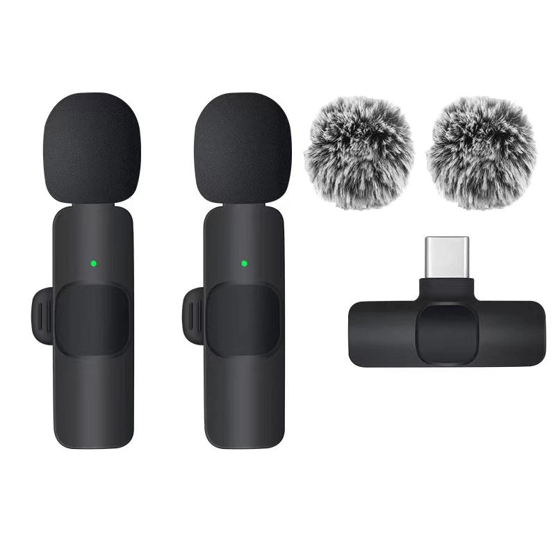 Basix Wireless Lavalier Microphone - High-Quality Audio for iPhone & YouTube