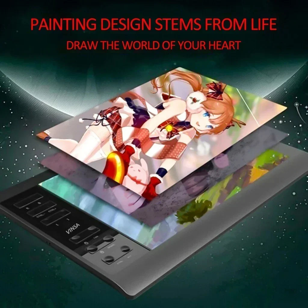 Tablette Graphique 10x6'' Numérique