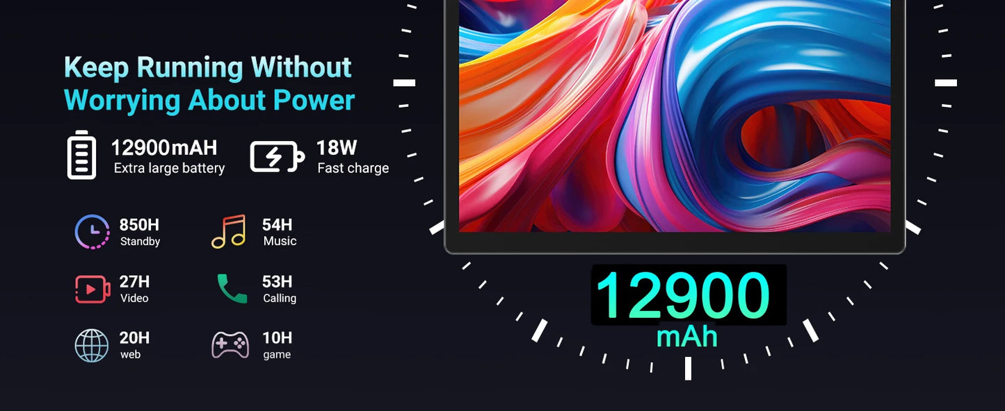 Tablette Android 14 Pouces 16+512GB