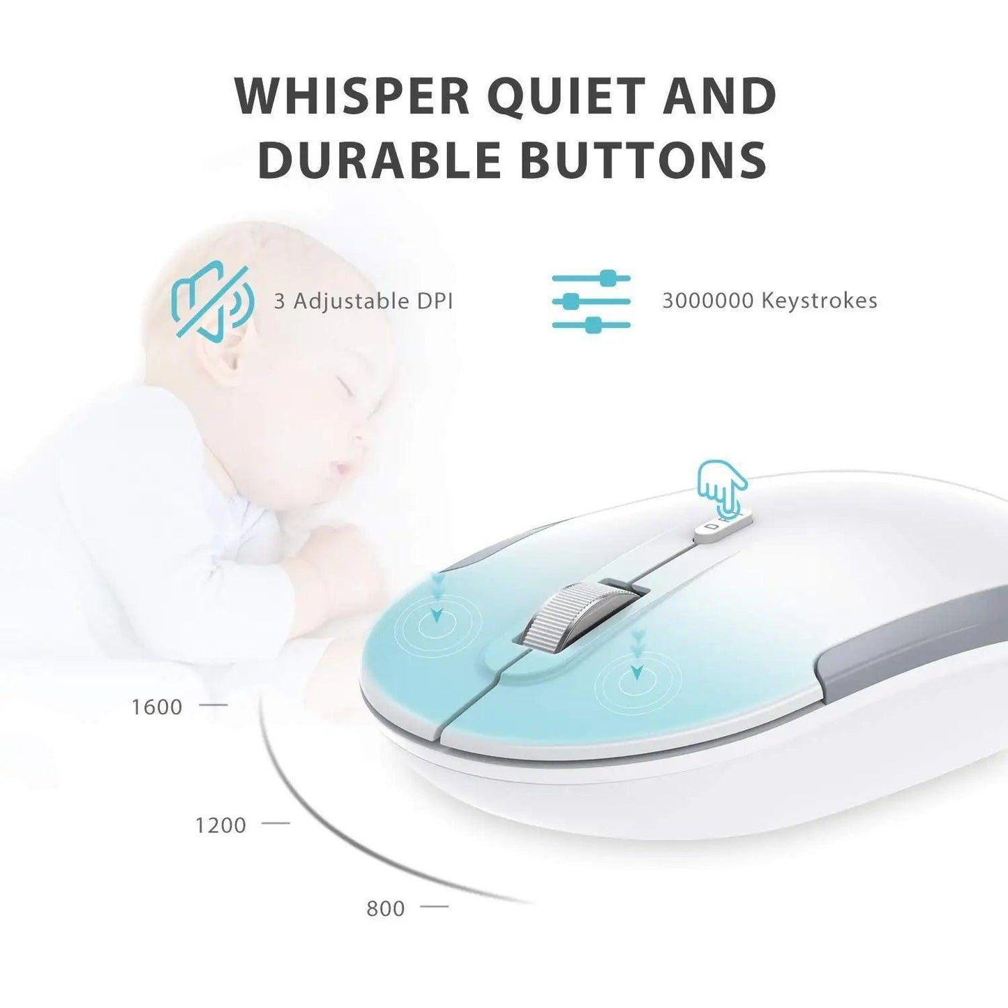 SARAOU Rechargeable Wireless Desktop Set - SARAOU