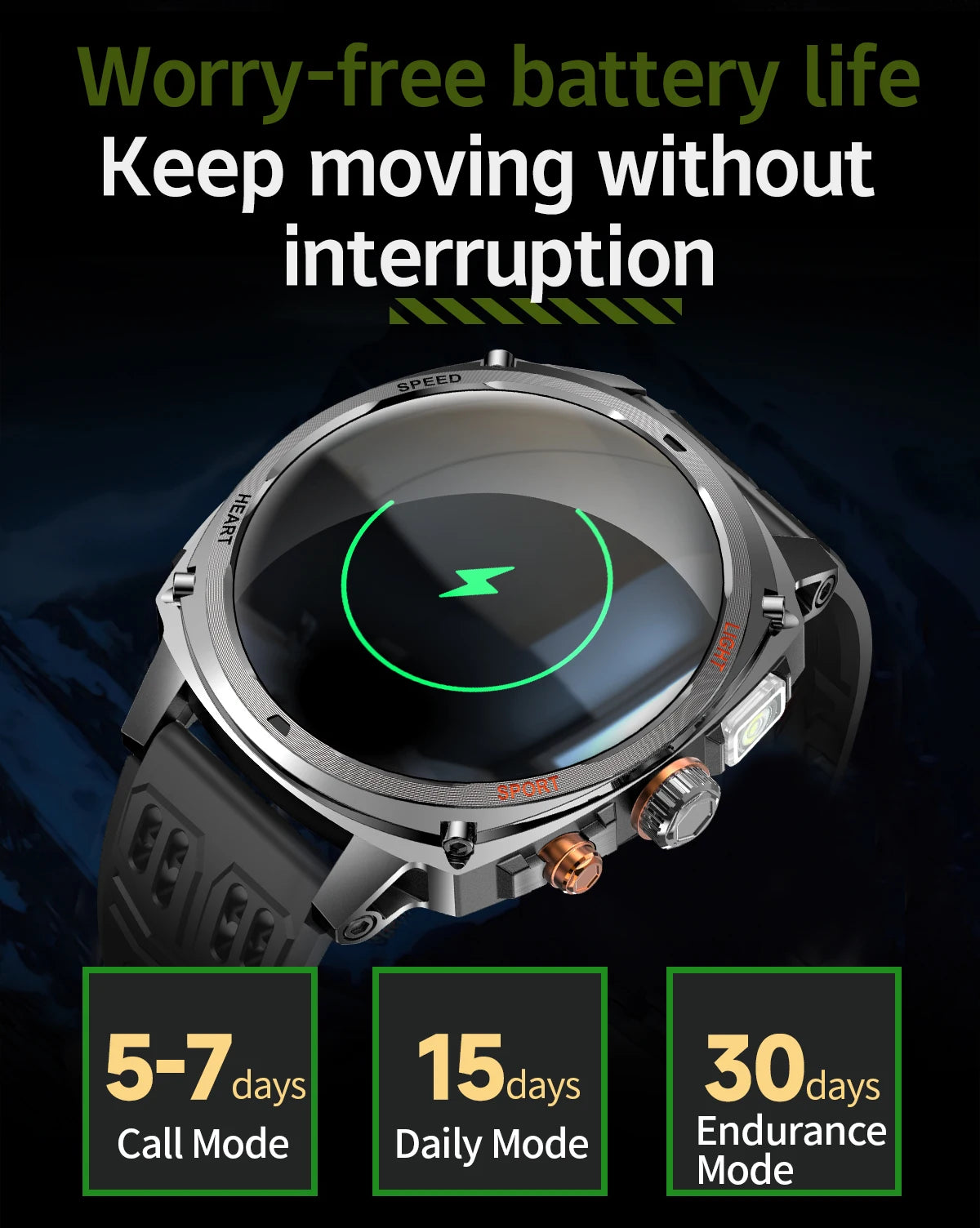LIGE Montre Connectée Homme