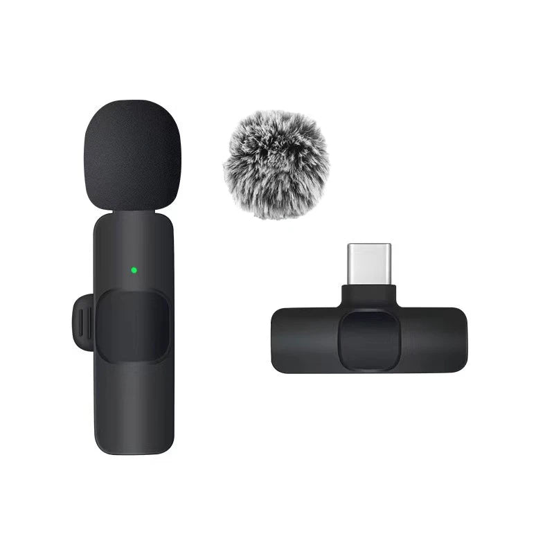Basix Wireless Lavalier Microphone - High-Quality Audio for iPhone & YouTube