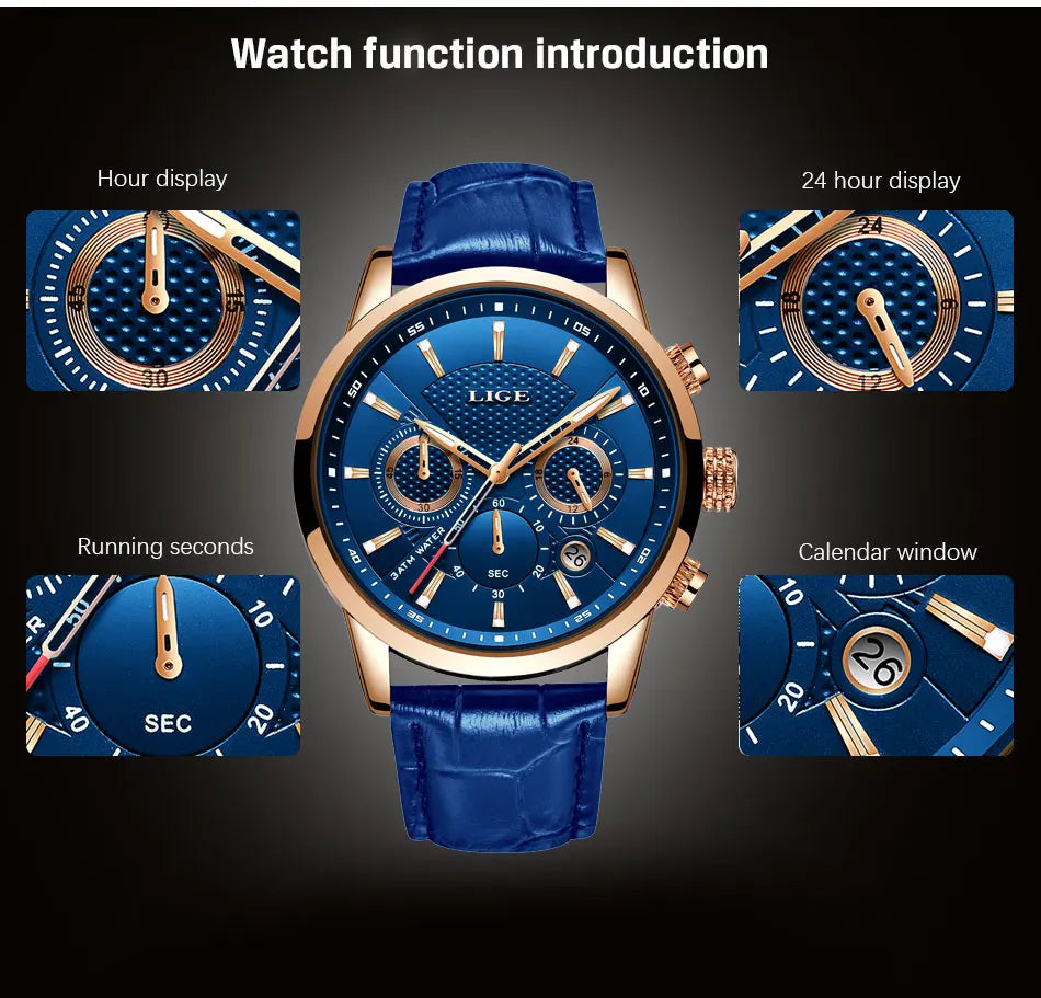 Montre Homme Luxe LIGE