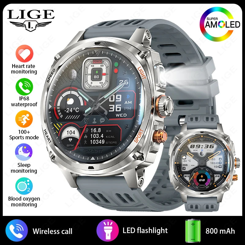 LIGE Montre Connectée Homme
