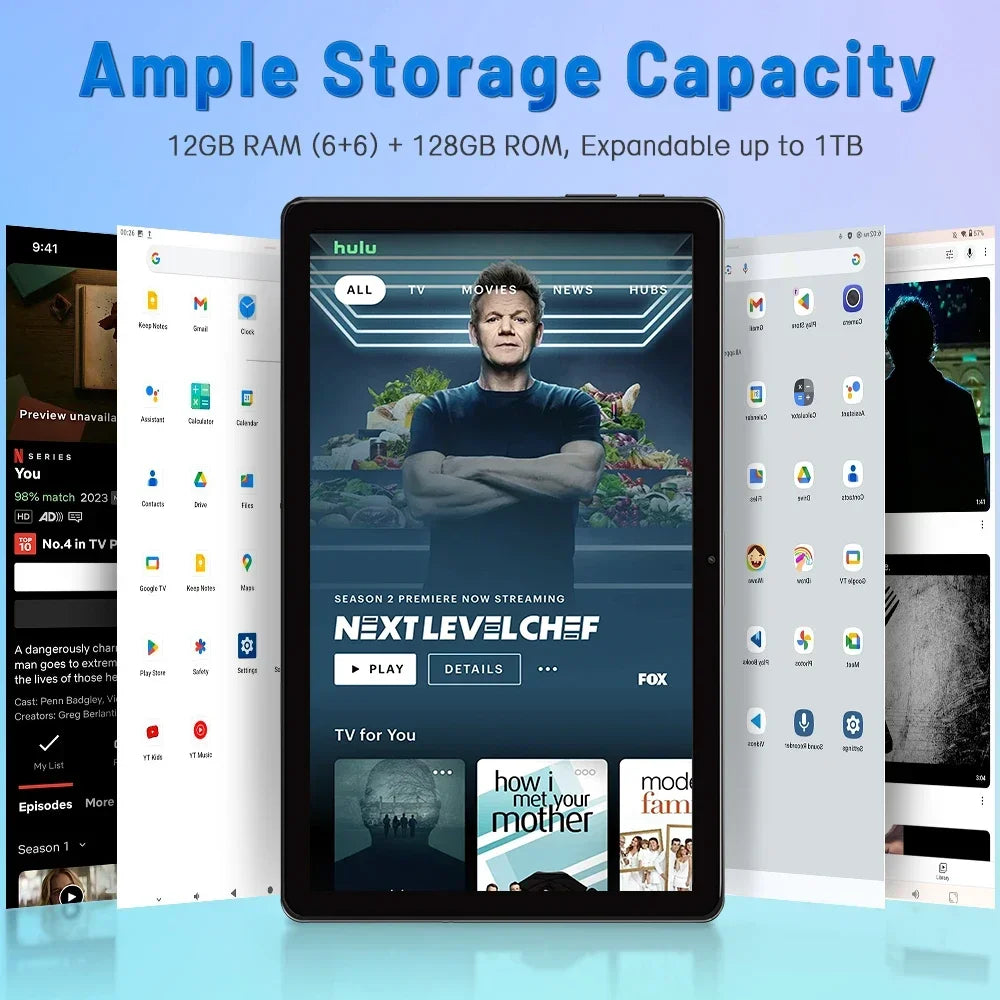 Tablette Android 2025 12GB RAM 128GB