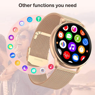 2023 Bluetooth Call Smart Watch Women Custom Dial Watches Men Sports Fitness Tracker Heart Rate Smartwatch For Android IOS G35 SARAOU