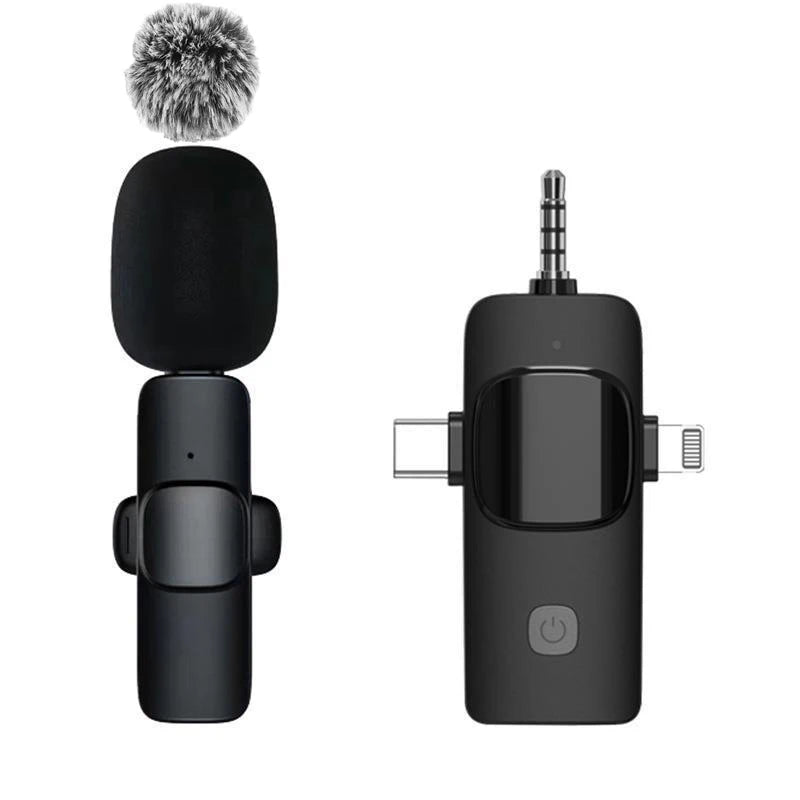 Basix Wireless Lavalier Microphone - High-Quality Audio for iPhone & YouTube