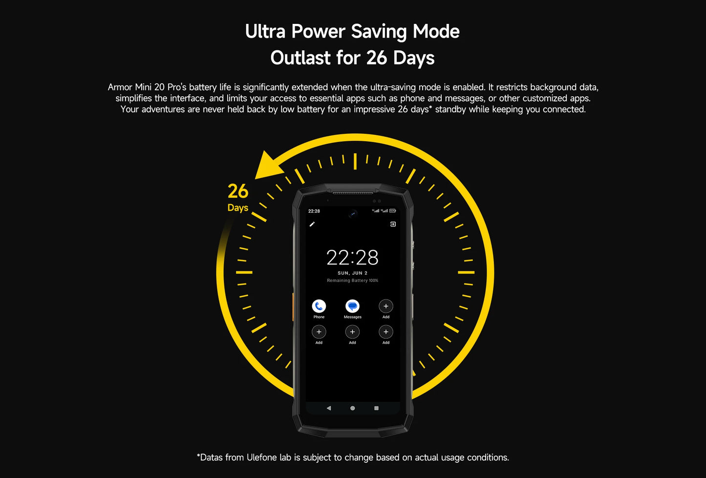 Smartphone rugged Ulefone Armor Mini 20 Pro 5G