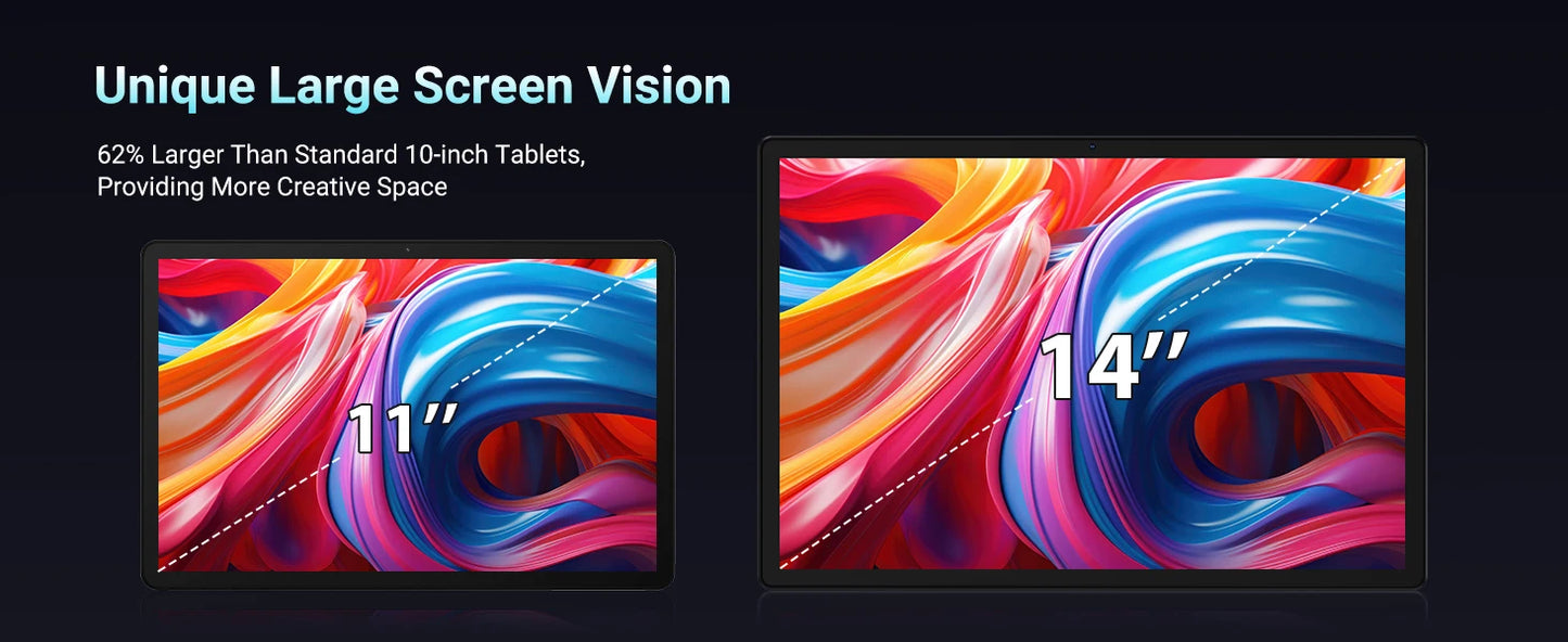 Tablette Android 14 Pouces 16+512GB