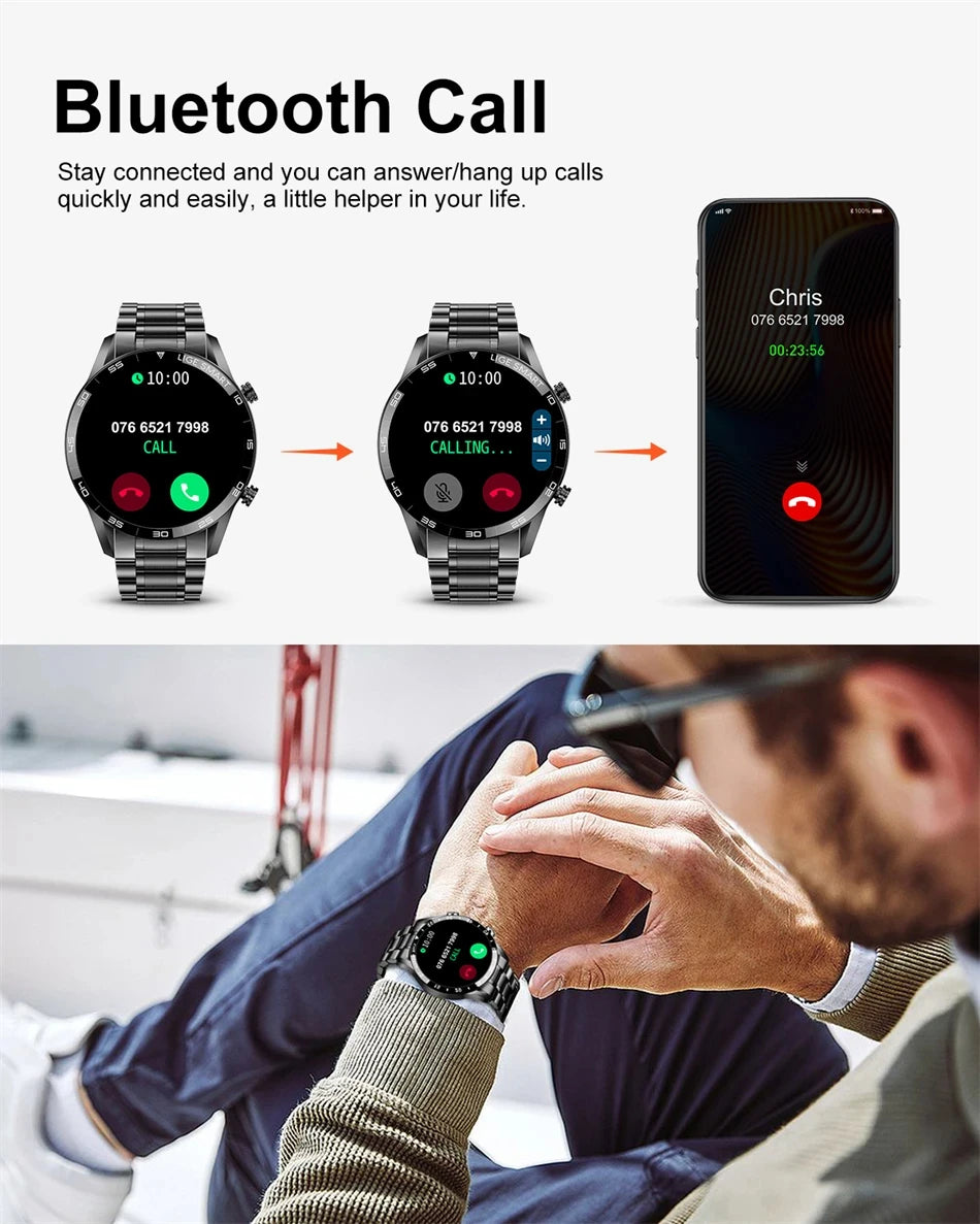 Montre Connectée Homme LIGE - Écran HD