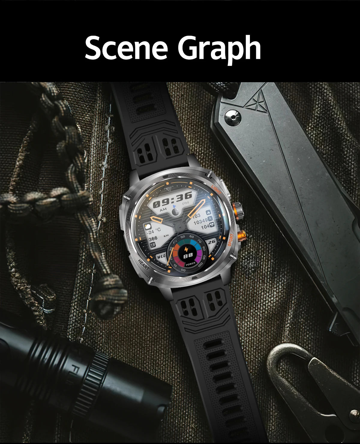 LIGE Montre Connectée Homme