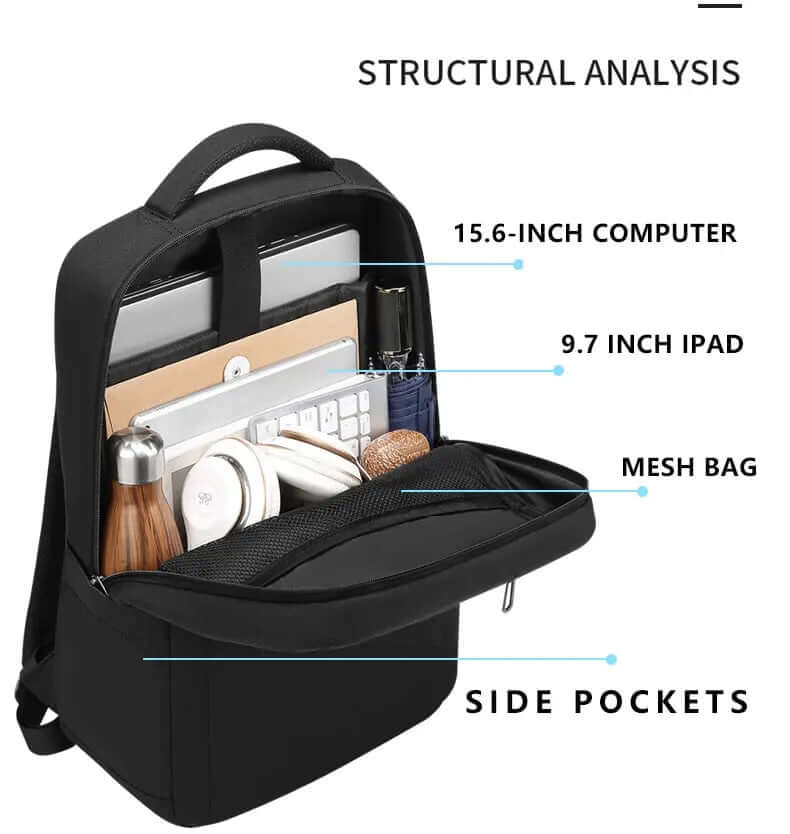 Sac à dos USB pour ordinateur portable SARAOU