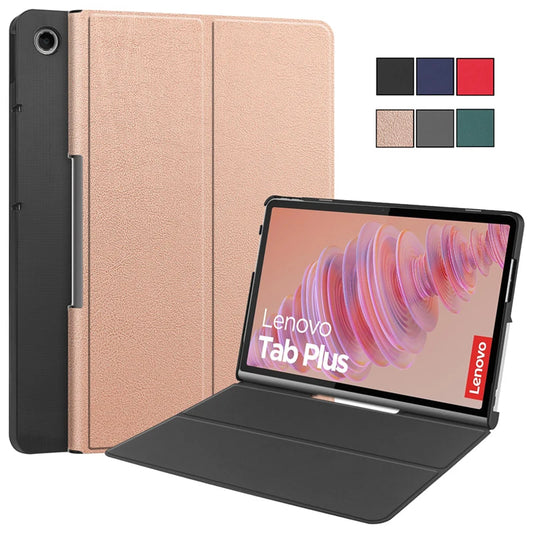 Coque Lenovo Tab Plus 2024 - Étui Cuir PU 11.5 pouces