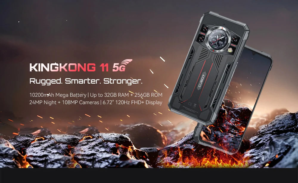 Smartphone Robuste 5G Cubot KingKong 11