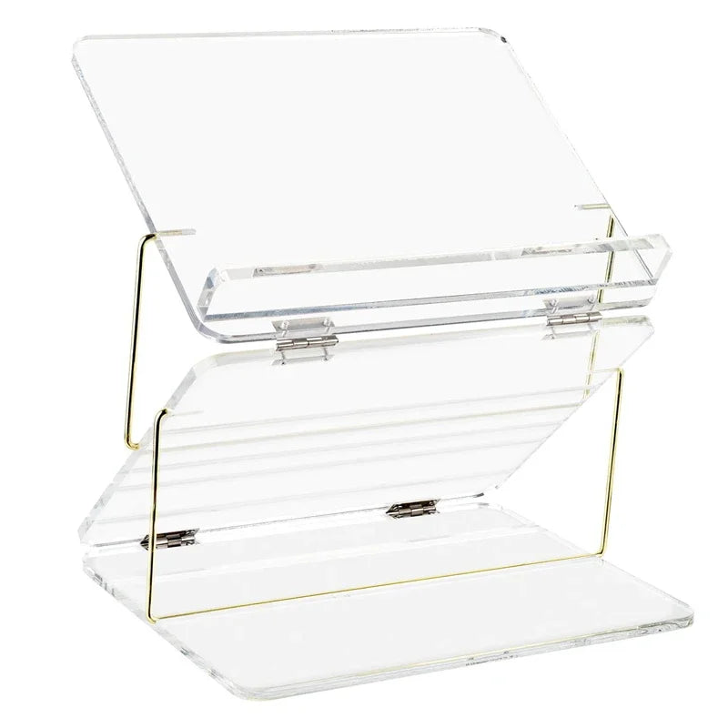 Support Tablette Bureau Acrylique Pliable Multifonction | SARAOU