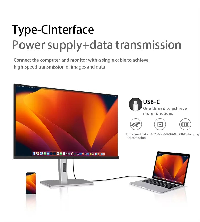 Moniteur PC 4K 27 Pouces IPS 60Hz