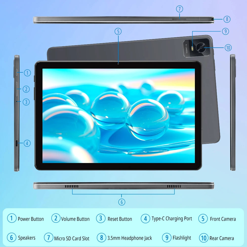 Tablette Android 2025 12GB RAM 128GB