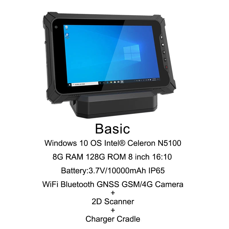 Tablette Industrielle 8 Pouces Windows