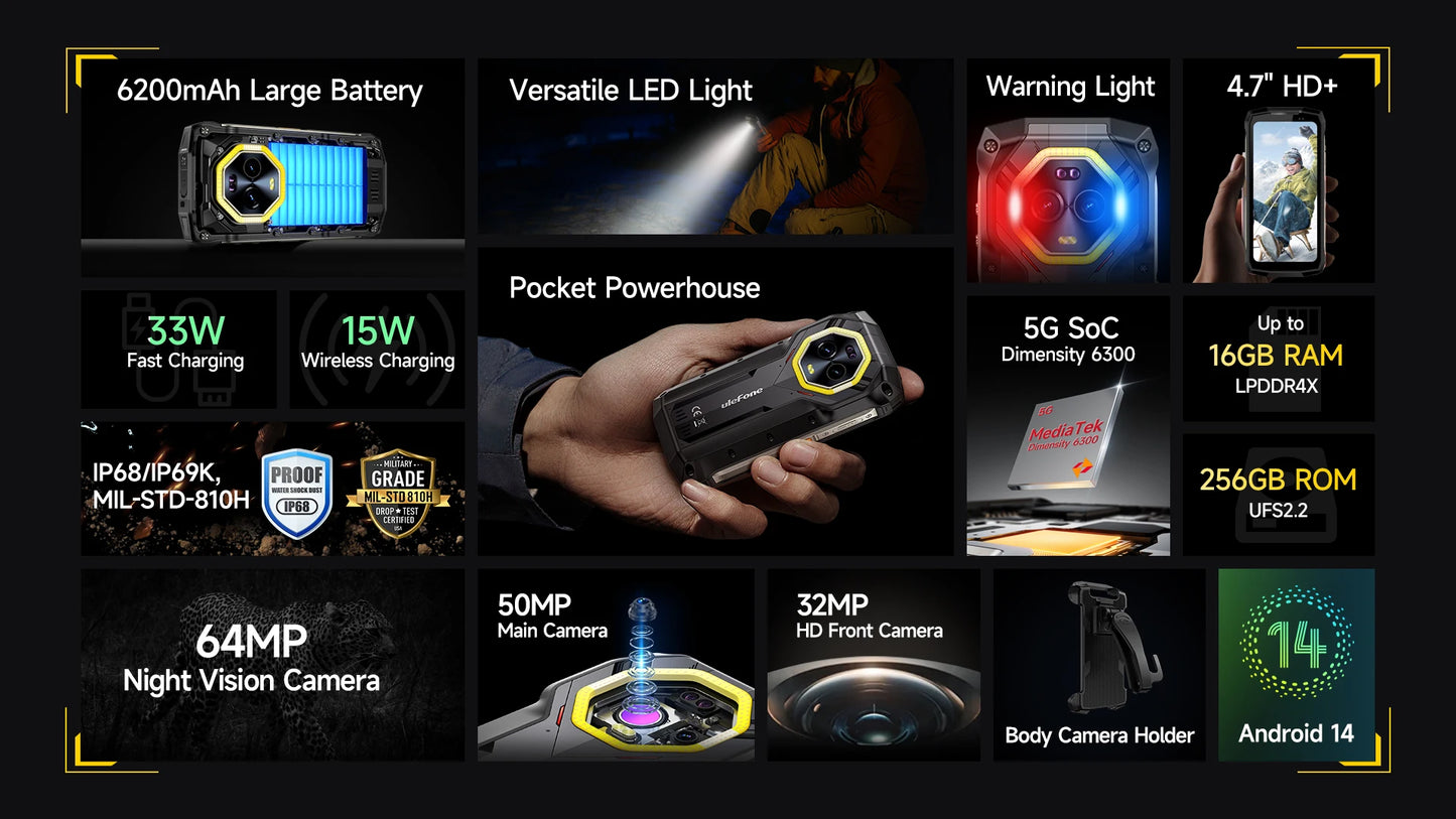Smartphone rugged Ulefone Armor Mini 20 Pro 5G