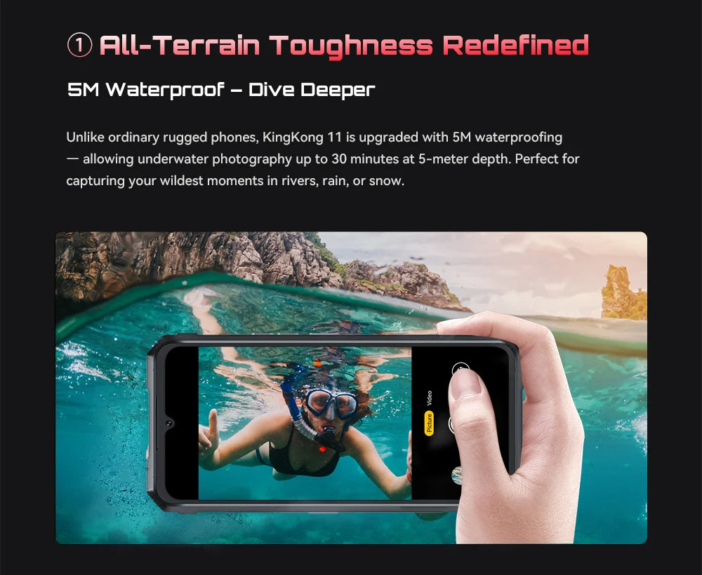 Smartphone Robuste 5G Cubot KingKong 11