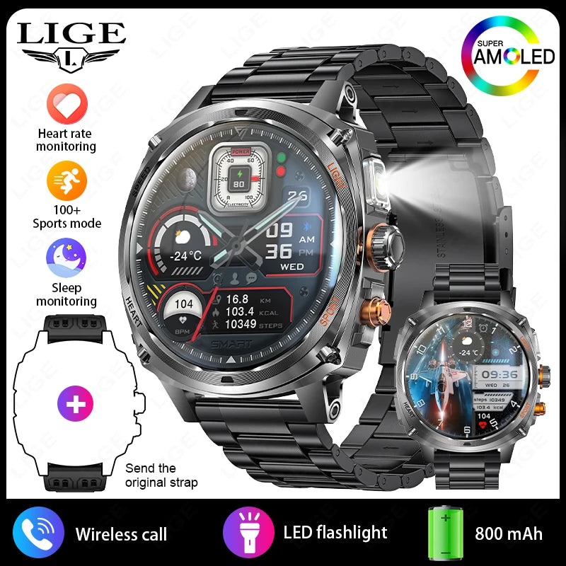 LIGE Montre Connectée Homme