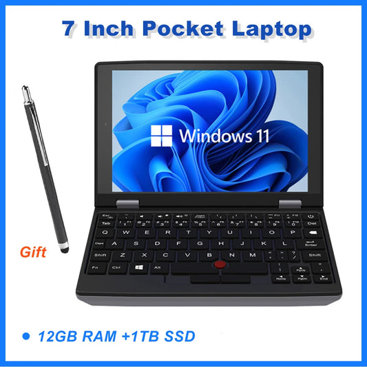 Mini PC Portable 7" Windows 11