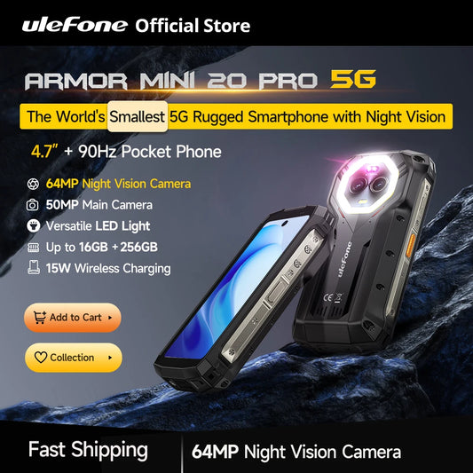 Smartphone rugged Ulefone Armor Mini 20 Pro 5G