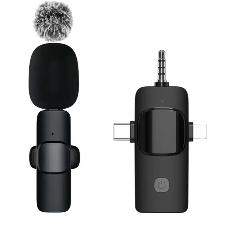 Basix Wireless Lavalier Microphone - High-Quality Audio for iPhone & YouTube