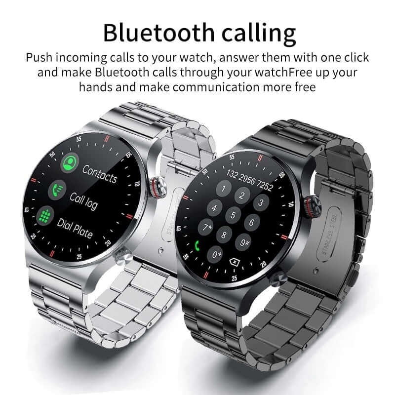 LIGE ECG+PPG Bluetooth Call Smart Watch Men 2023 Sports Bracelet NFC Waterproof Custom Watch Face Men SmartWatch For IOS Android SARAOU