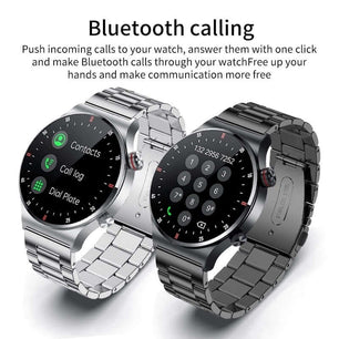 LIGE ECG+PPG Bluetooth Call Smart Watch Men 2023 Sports Bracelet NFC Waterproof Custom Watch Face Men SmartWatch For IOS Android SARAOU