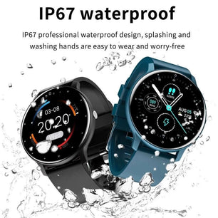 LIGE 2023 New Men Smart Watch Real-time Activity Tracker Heart Rate Monitor Sports Women Smart Watch Men Clock For Android IOS SARAOU