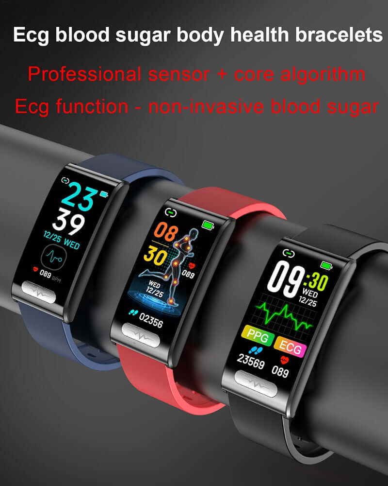 2023 New ECG Smart Watch Women Men Sports Fitness Smartwatch Waterproof Watch Bluetooth Sleep Heart Rate Monitor Smart Wristband SARAOU