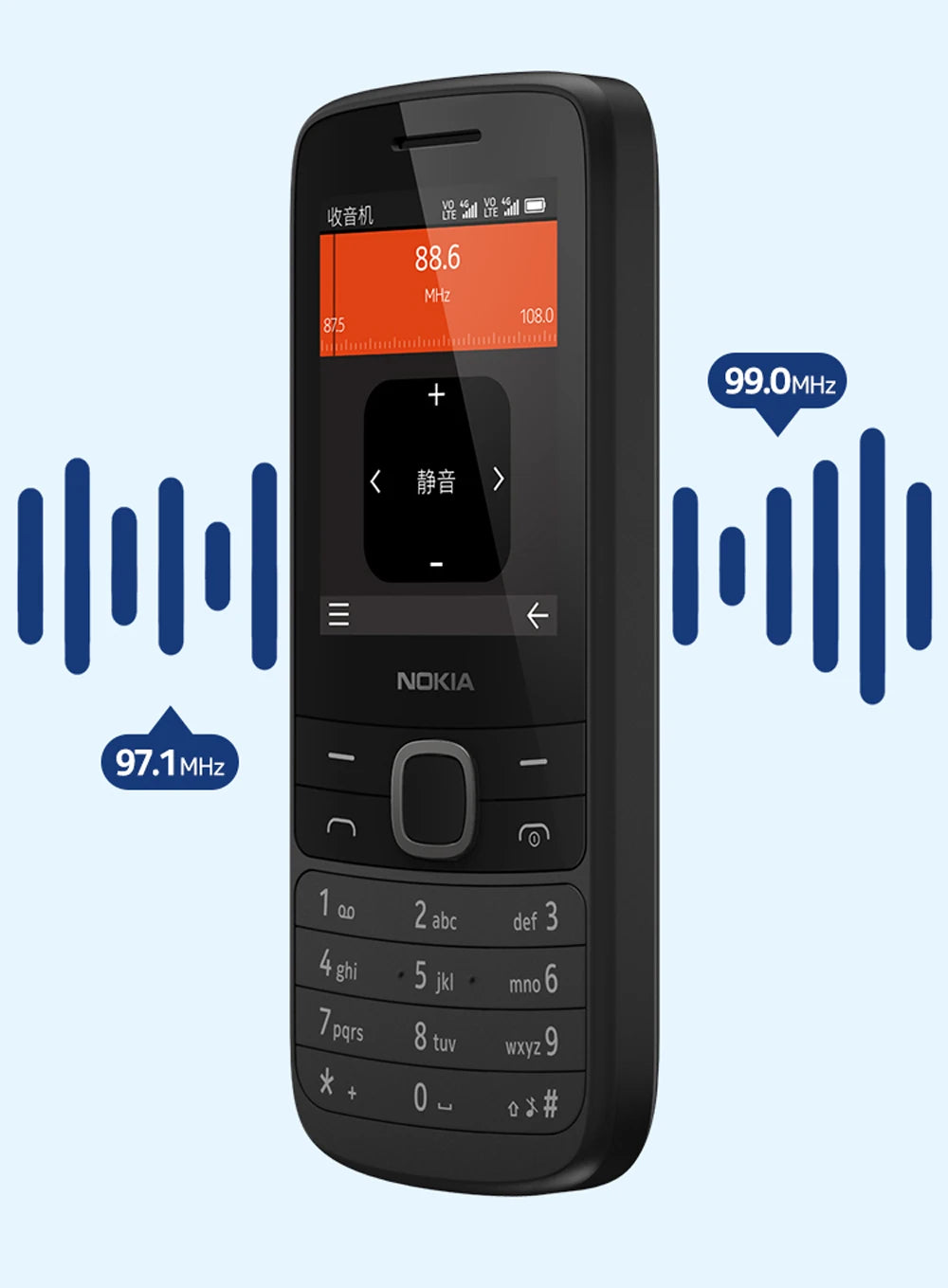 Nokia 215/225 4G Téléphone Mobile 2.4"