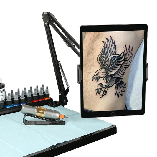 Support Tablette Tatouage Pliable Stand iPad Bureau | SARAOU