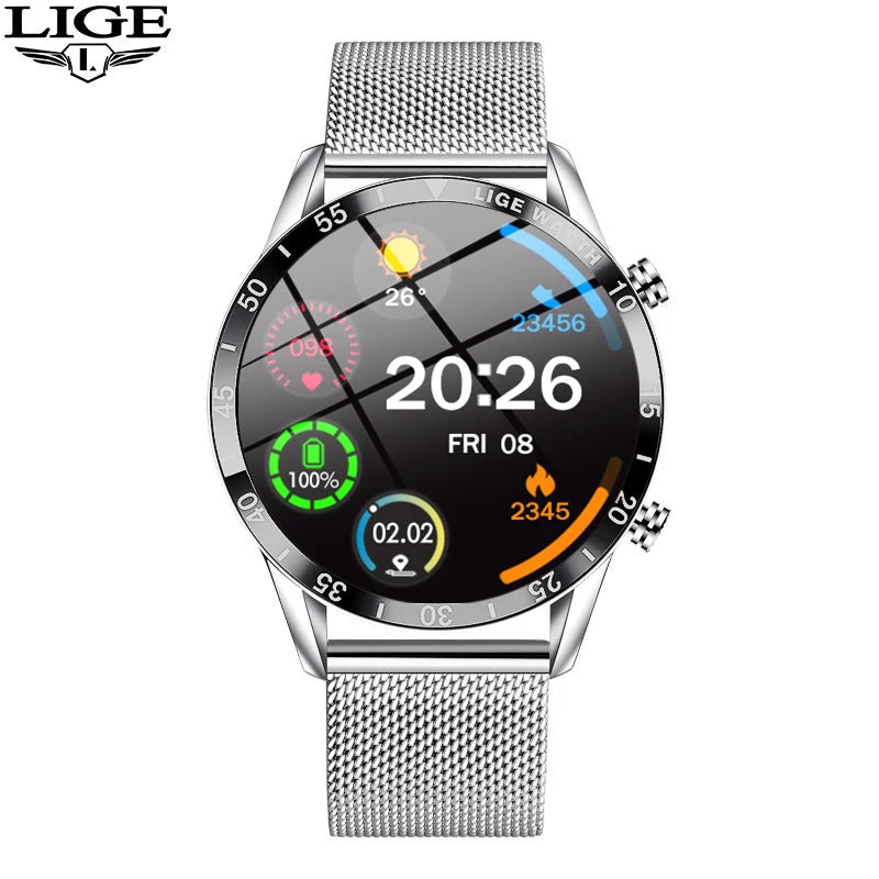 Montre Connectée Homme LIGE - Écran HD