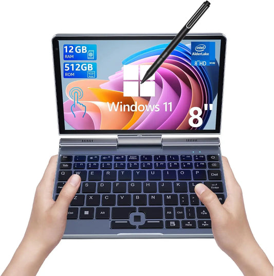 Mini PC Portable 8" Windows 11