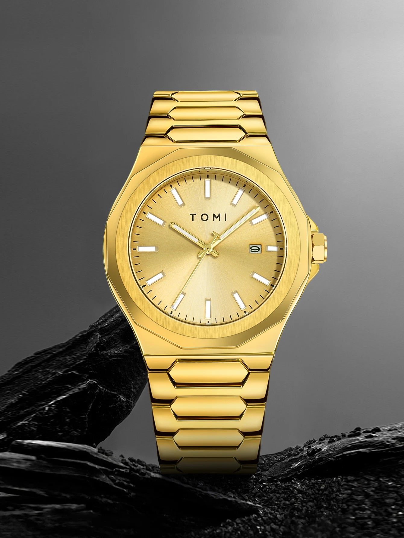 Montre Homme TOMI Luxury Or Rose